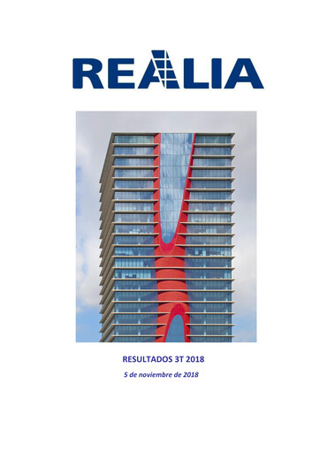 Thumbnail Realia Business Quarterly Report 2018-q3