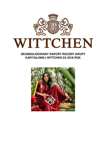 Miniature Wittchen Rapport annuel 2018