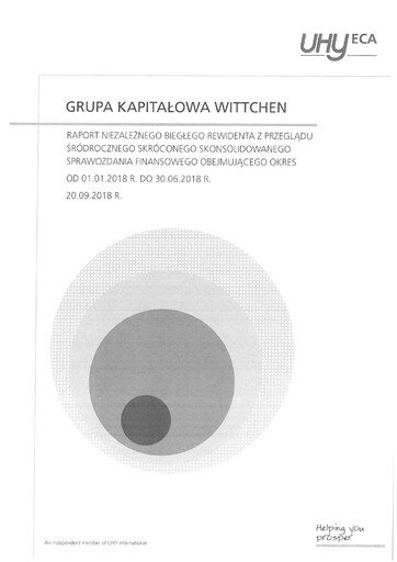 Miniature Wittchen Bilan financier 2018-h1