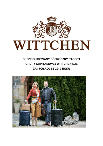 Miniature Wittchen Bilan financier 2019-h1