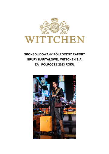 Miniature Wittchen Bilan financier 2023-h1