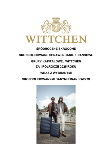 Miniature Wittchen Bilan financier 2025-h1