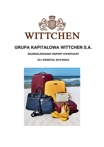 Thumbnail Wittchen Quarterly Report 2019-q1