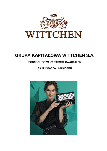 Thumbnail Wittchen Quarterly Report 2019-q3