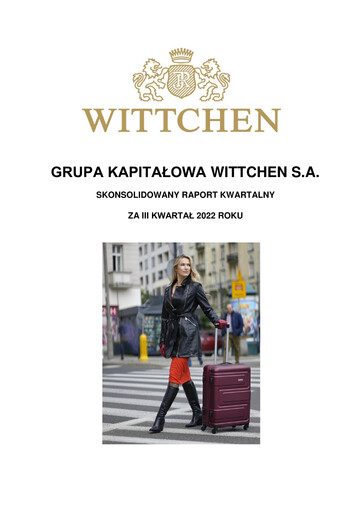 Miniature Wittchen Rapport trimestriel 2022-q3