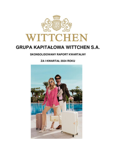 Miniature Wittchen Rapport trimestriel 2024-q1