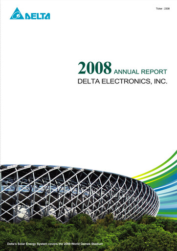 Thumbnail Delta Electronics Annual Report 2008