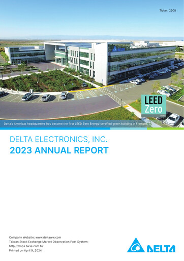 Thumbnail Delta Electronics Annual Report 2023