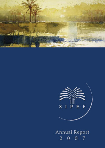 Thumbnail Sipef Annual Report 2007