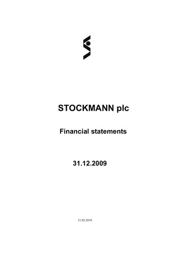 Miniature Lindex Group Bilan financier 2009
