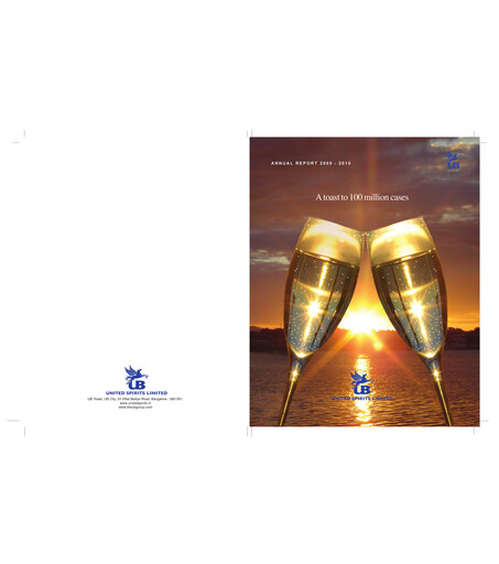 Thumbnail United Spirits
 Annual Report 2009-2010
