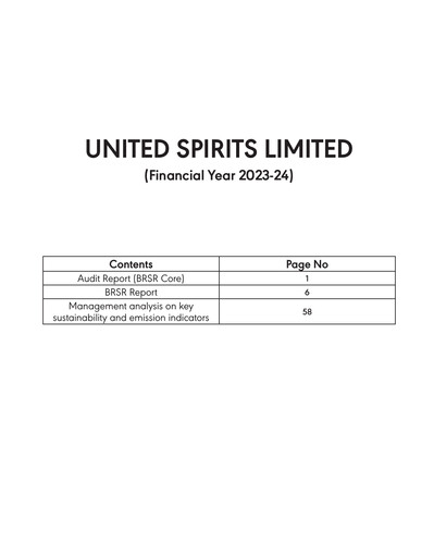 Thumbnail United Spirits
 ESG Report 2023-2024