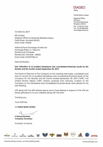 Thumbnail United Spirits
 Half-year Report 2019-h1
