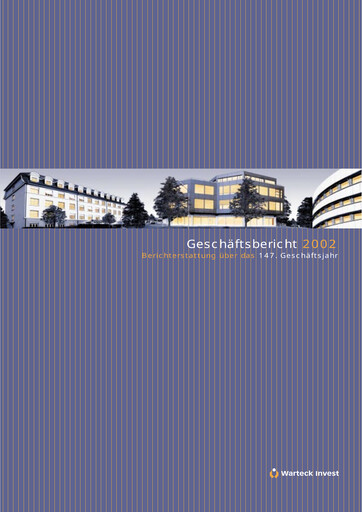 Vorschaubild Warteck Invest Jahresbericht 2002
