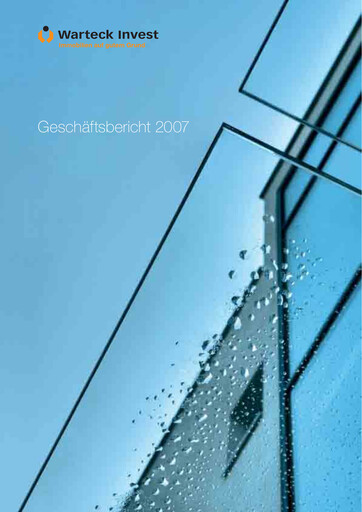 Vorschaubild Warteck Invest Jahresbericht 2007