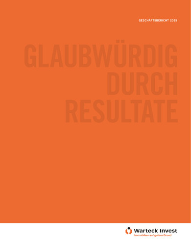 Vorschaubild Warteck Invest Jahresbericht 2015