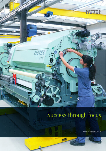 Vorschaubild Rieter Holding Jahresbericht 2014
