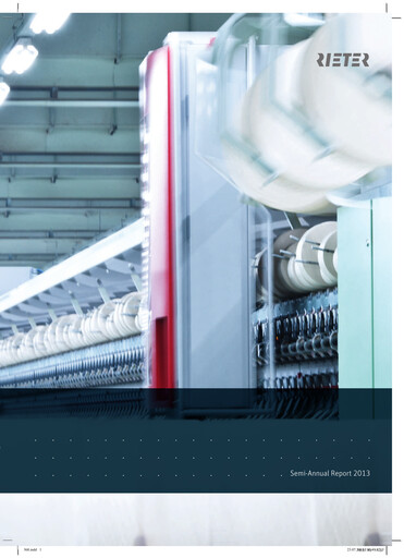 Miniature Rieter Holding Rapport semestriel 2013