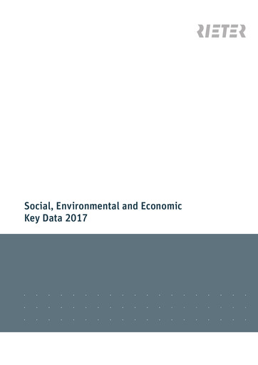 Miniature Rieter Holding Rapport de durabilité 2017