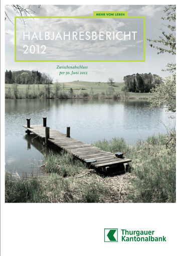 Thumbnail Thurgauer Kantonalbank Half-year Report 2012-h1