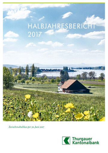 Thumbnail Thurgauer Kantonalbank Half-year Report 2017-h1