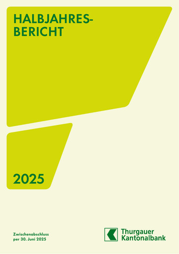 Thumbnail Thurgauer Kantonalbank Half-year Report 2025-h1