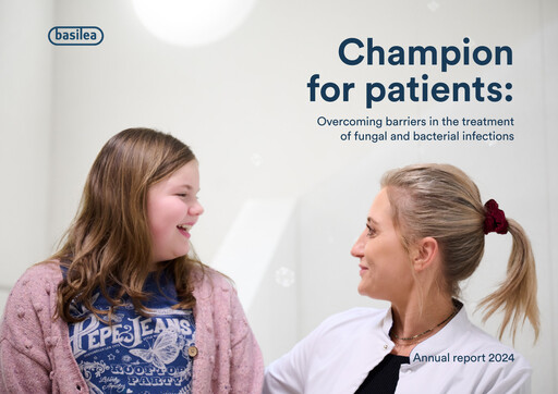 Miniature Basilea Pharmaceutica Rapport annuel 2024