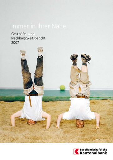 Miniature Basellandschaftliche Kantonalbank Rapport annuel 2007