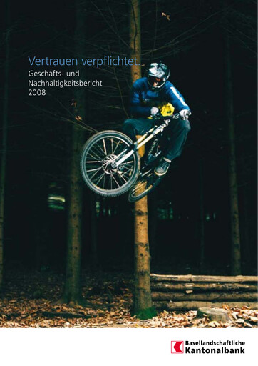 Miniature Basellandschaftliche Kantonalbank Rapport annuel 2008