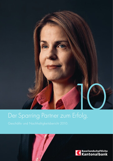 Miniature Basellandschaftliche Kantonalbank Rapport annuel 2010