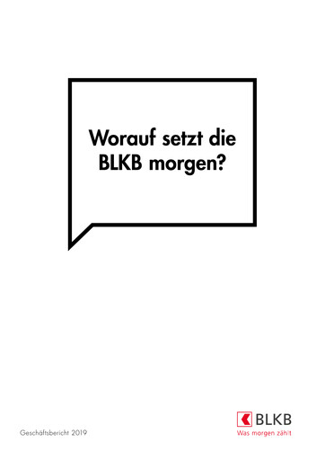 Miniature Basellandschaftliche Kantonalbank Rapport annuel 2019