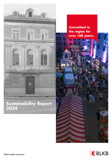 Thumbnail Basellandschaftliche Kantonalbank ESG Report 2024