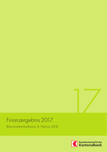 Thumbnail Basellandschaftliche Kantonalbank Financial Statement 2017