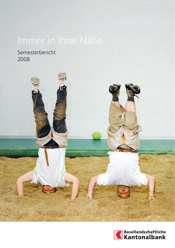 Vorschaubild Basellandschaftliche Kantonalbank Halbjahresbericht 2008-h1