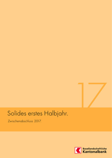 Thumbnail Basellandschaftliche Kantonalbank Half-year Report 2017-h1