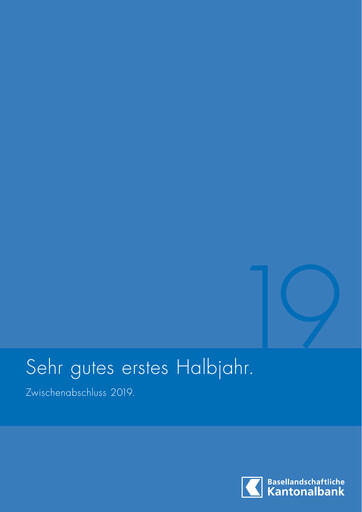 Thumbnail Basellandschaftliche Kantonalbank Half-year Report 2019-h1