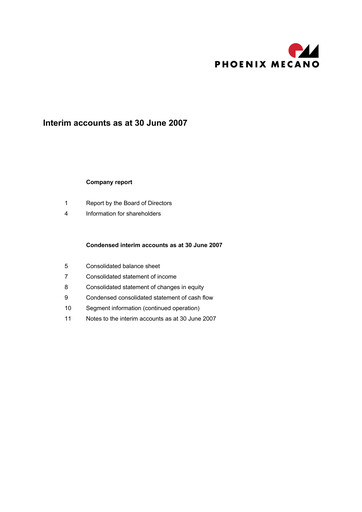 Thumbnail Phoenix Mecano Half-year Report 2007-h1