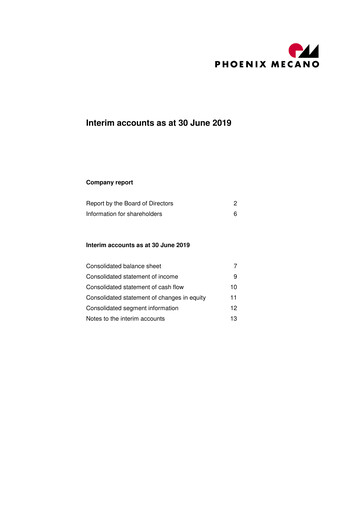 Thumbnail Phoenix Mecano Half-year Report 2019-h1