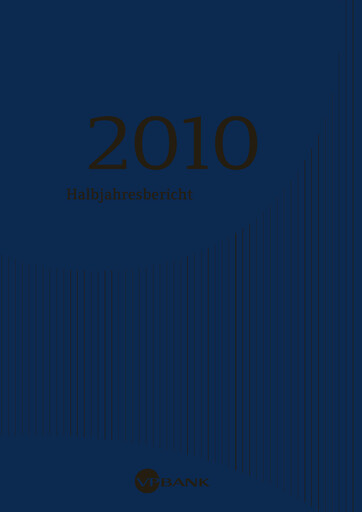 Thumbnail VP Bank Half-year Report 2010-h1