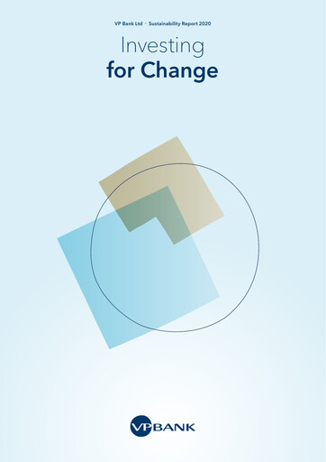 Miniature VP Bank Rapport de durabilité 2020