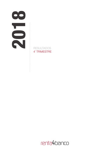 Thumbnail Renta 4 Banco Quarterly Report 2018-q4
