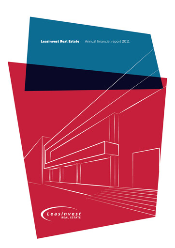 Thumbnail Nextensa Financial Report 2011