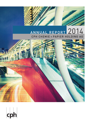 Thumbnail CPH Group AG Annual Report 2014