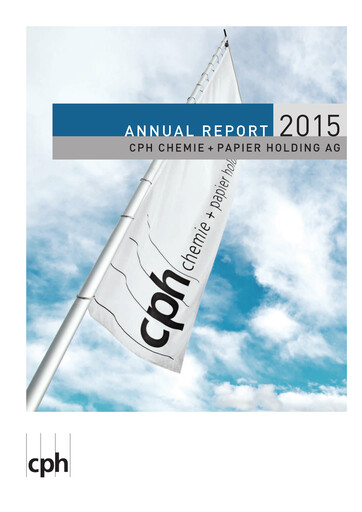 Thumbnail CPH Group AG Annual Report 2015