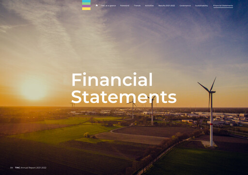 Miniature TINC NV Bilan financier 2021-2022