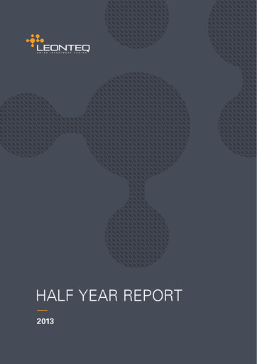 Thumbnail Leonteq Half-year Report 2013-h1
