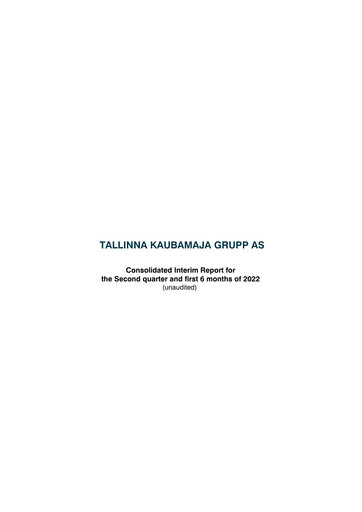 Thumbnail TKM Grupp AS Half-year Report 2022-h1