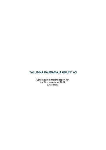 Thumbnail TKM Grupp AS Quarterly Report 2022-q1