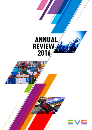 Vorschaubild EVS Broadcast Equipment Jahresbericht 2016
