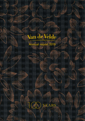 Thumbnail Van de Velde Annual Report 2019
